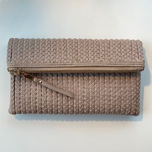 Miztique Convertible Clutch/Crossbody Bag Mauve